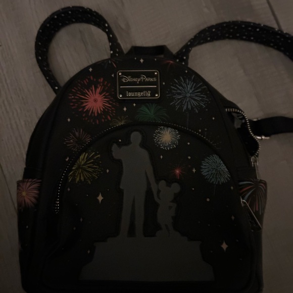 Loungefly Disney Parks Black Backpack EXCLUSIVE 100 Years of Wonder